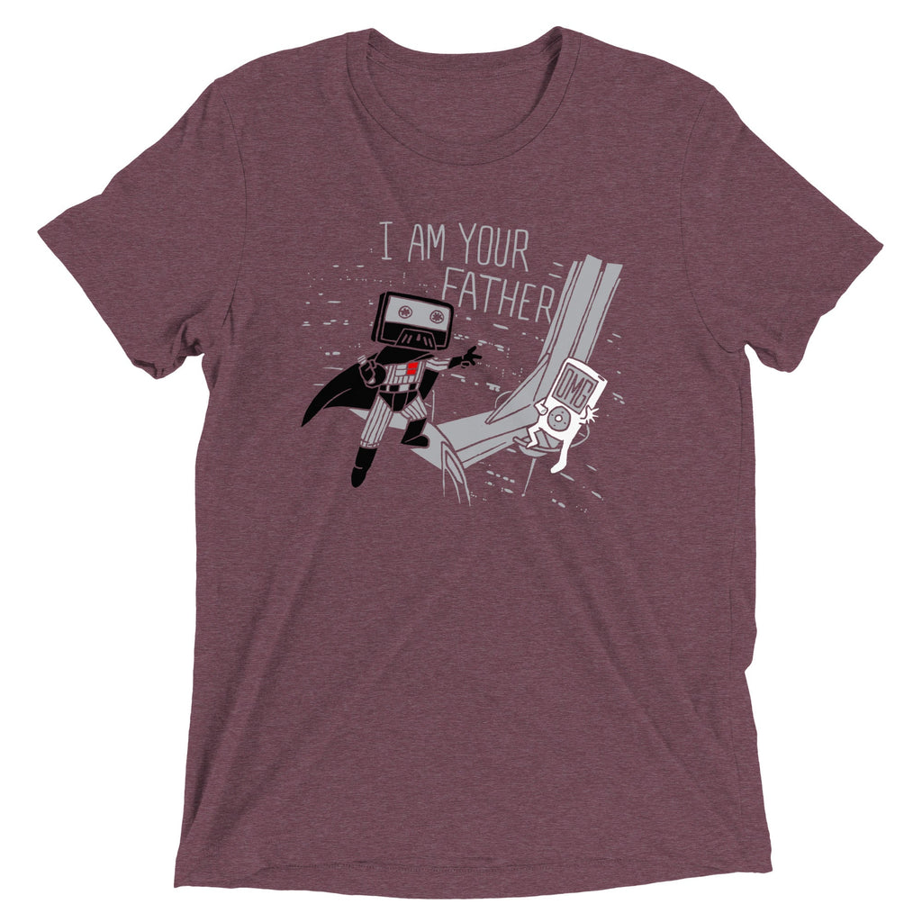 I Am Your Father Cassette Men's Tri-Blend - Adult & Kids T-Shirts, Sweatshirts & Hoodies apparel design preview 1
