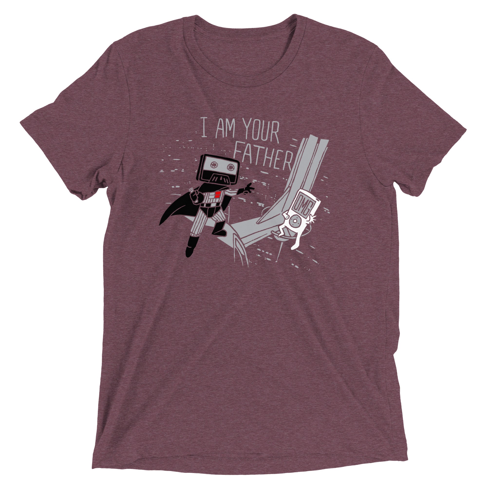 I Am Your Father Cassette Men's Tri-Blend - Adult & Kids T-Shirts, Sweatshirts & Hoodies apparel design preview 1