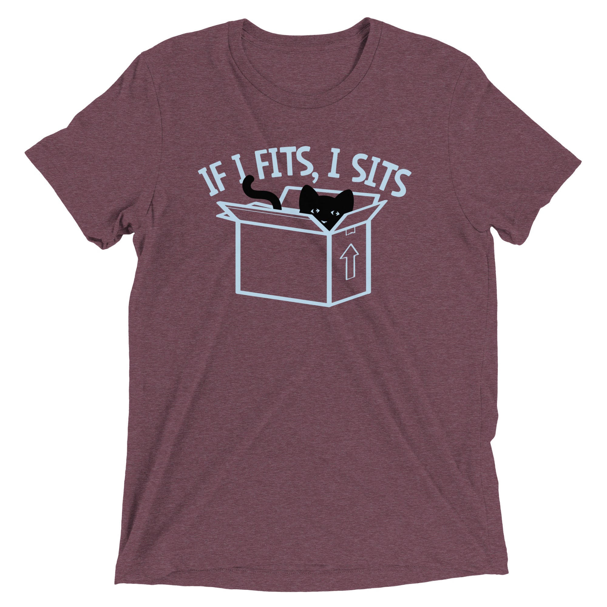 If I Fits, Sits Men's Tri-Blend - Adult & Kids T-Shirts, Sweatshirts & Hoodies apparel design preview 1
