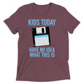 Kids Today Have No Idea What This Is Men's Tri-Blend - Adult & Kids T-Shirts, Sweatshirts & Hoodies apparel design preview 1