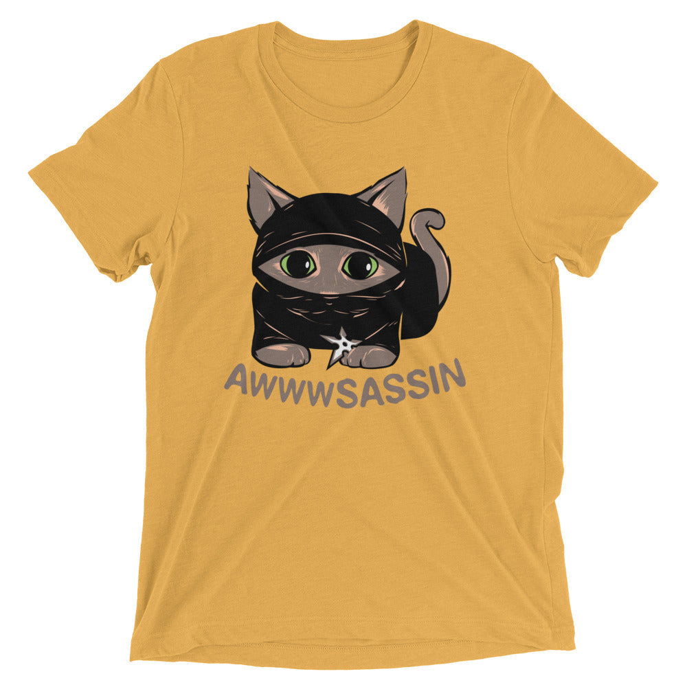 Awwwsassin Men's Tri-Blend - Adult & Kids T-Shirts, Sweatshirts & Hoodies apparel design preview 1