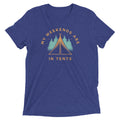 My Weekends Are In Tents Men's Tri-Blend - Adult & Kids T-Shirts, Sweatshirts & Hoodies apparel design preview 1