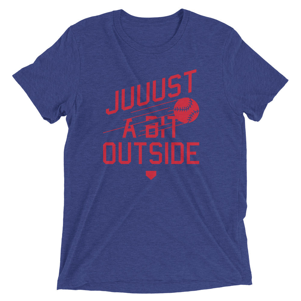 Just A Bit Outside Men's Tri-Blend - Adult & Kids T-Shirts, Sweatshirts & Hoodies apparel design preview 1