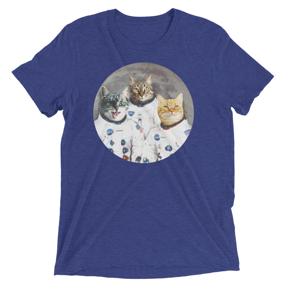 Catstronauts Men's Tri-Blend - Adult & Kids T-Shirts, Sweatshirts & Hoodies apparel design preview 1