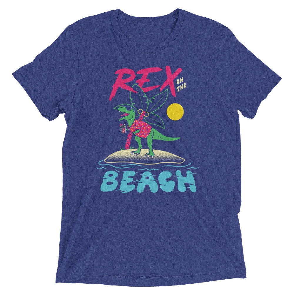 Rex On The Beach Men's Tri-Blend - Adult & Kids T-Shirts, Sweatshirts & Hoodies apparel design preview 1