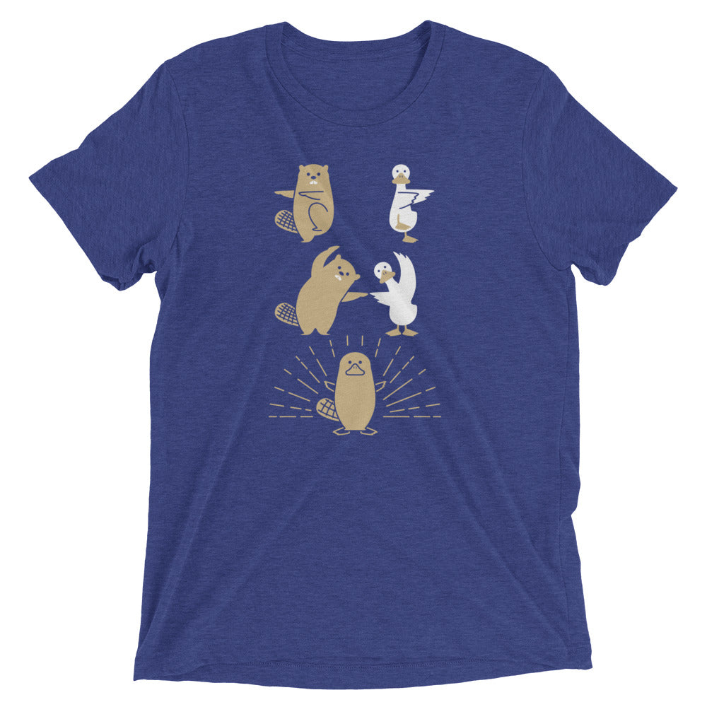 Platypus Fusion Men's Tri-Blend - Adult & Kids T-Shirts, Sweatshirts & Hoodies apparel design preview 1