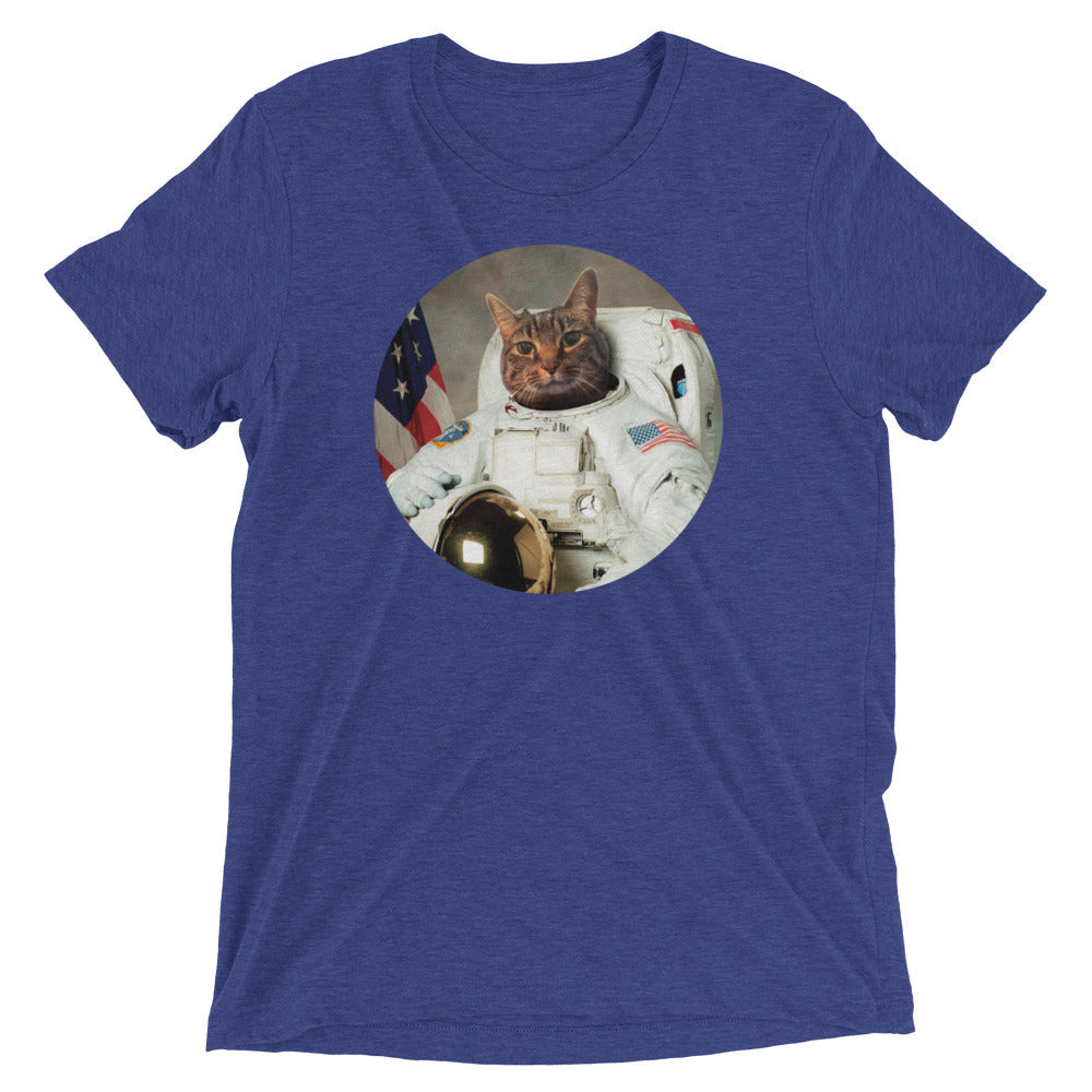 Astrocat Men's Tri-Blend - Adult & Kids T-Shirts, Sweatshirts & Hoodies apparel design preview 1