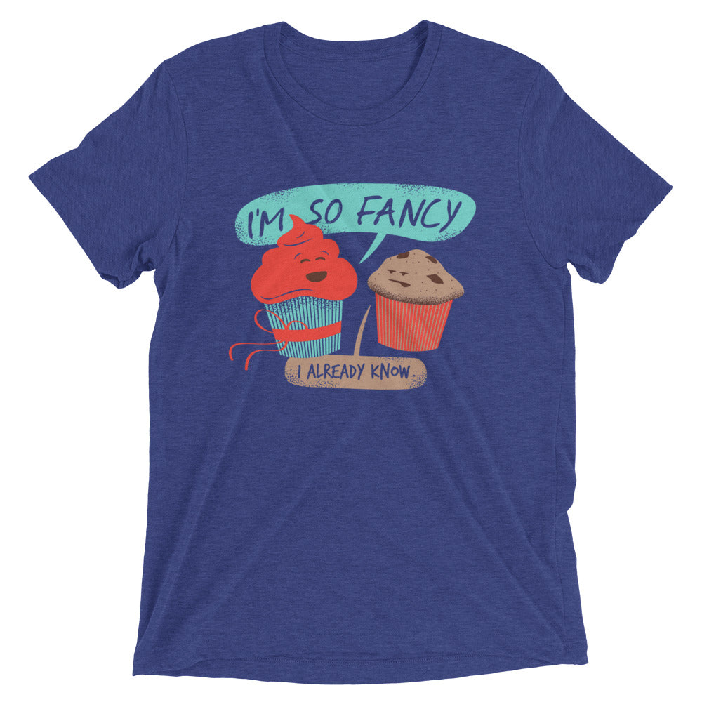 I'm So Fancy Men's Tri-Blend - Adult & Kids T-Shirts, Sweatshirts & Hoodies apparel design preview 1