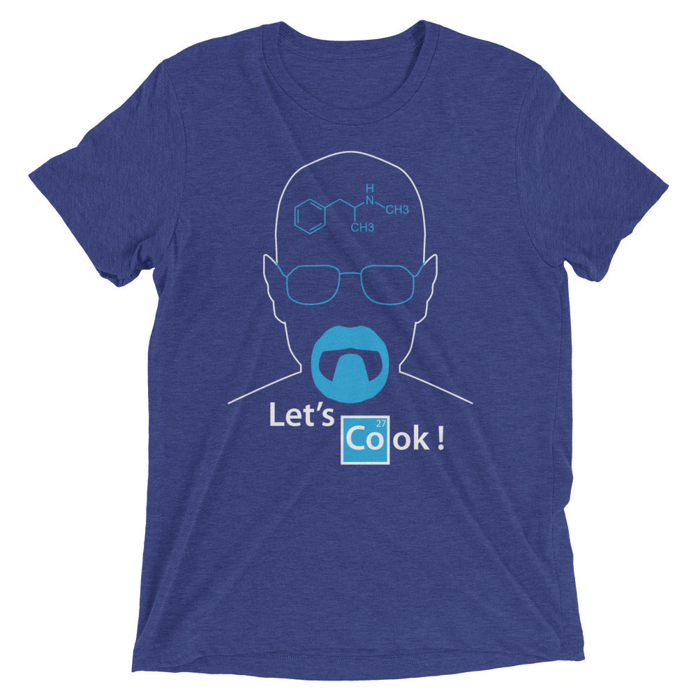 Let's Cook Men's Tri-Blend - Adult & Kids T-Shirts, Sweatshirts & Hoodies apparel design preview 1