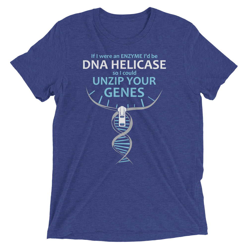 DNA Helicase Men's Tri-Blend - Adult & Kids T-Shirts, Sweatshirts & Hoodies apparel design preview 1
