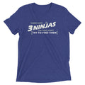 3 Ninjas Men's Tri-Blend - Adult & Kids T-Shirts, Sweatshirts & Hoodies apparel design preview 1