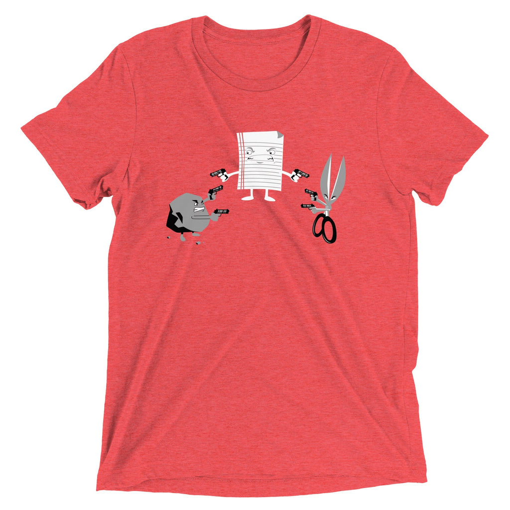 Standoff Men's Tri-Blend - Adult & Kids T-Shirts, Sweatshirts & Hoodies apparel design preview 1