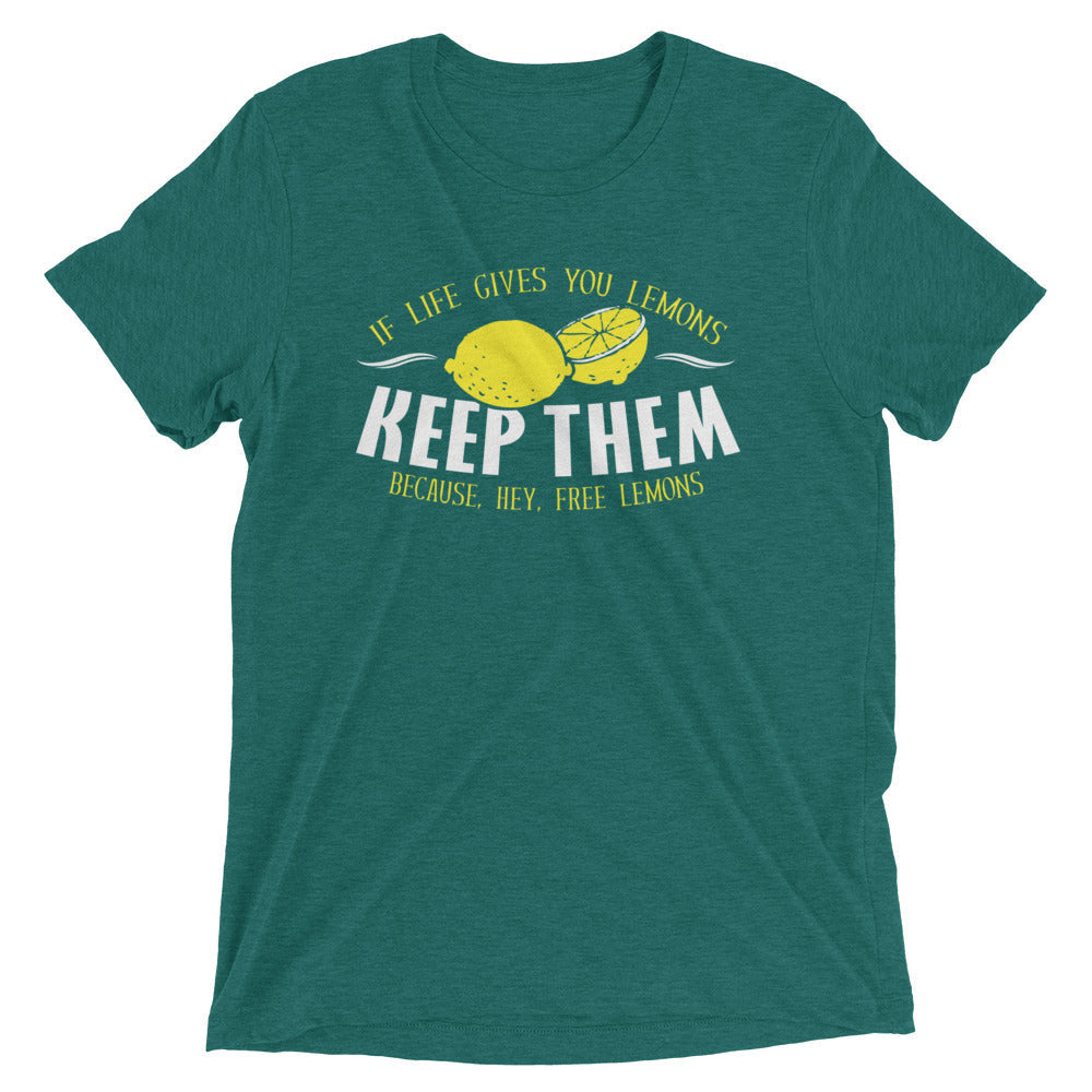If Life Gives You Lemons Men's Tri-Blend - Adult & Kids T-Shirts, Sweatshirts & Hoodies apparel design preview 1
