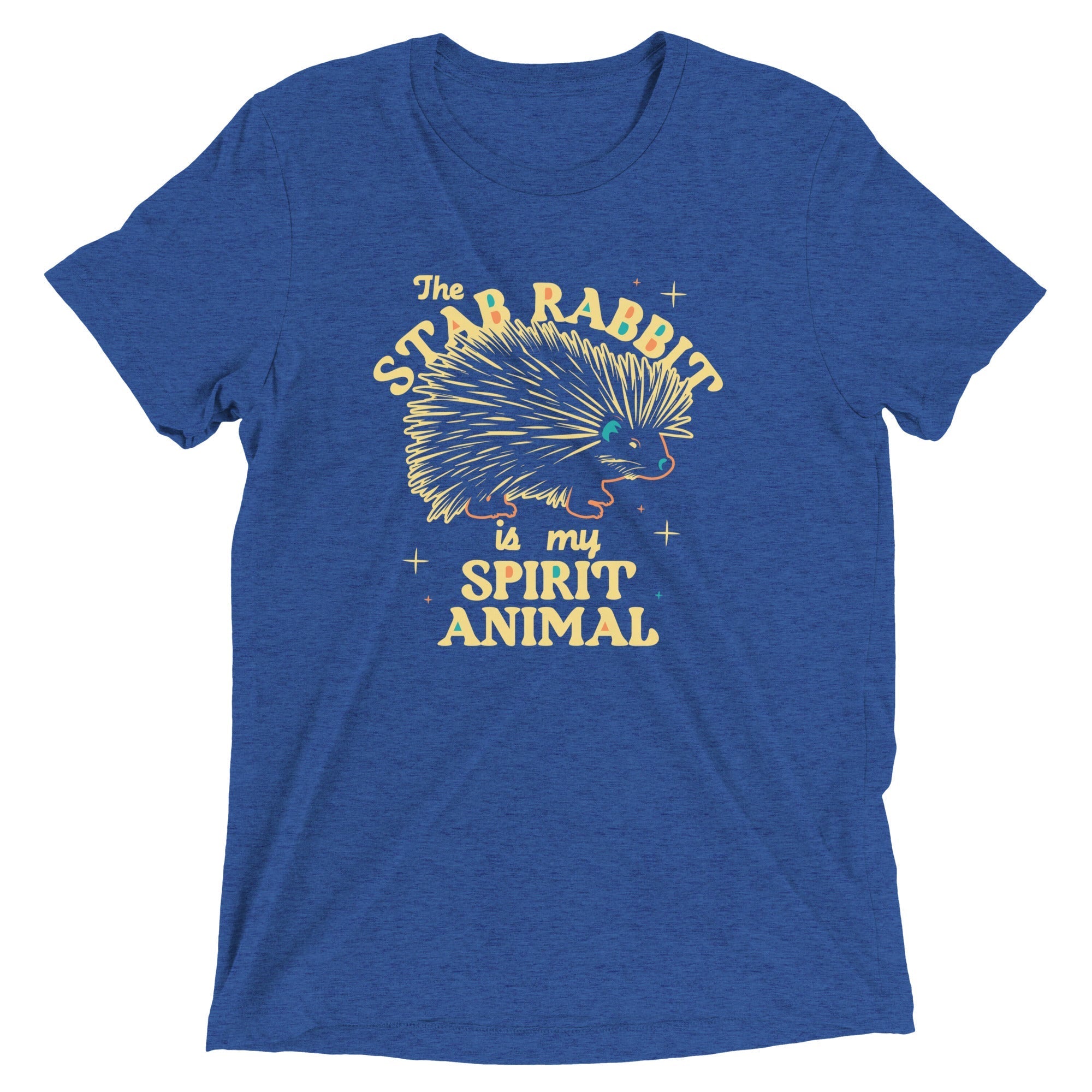 The Stab Rabbit Is My Spirit Animal Men's Tri-Blend - Adult & Kids T-Shirts, Sweatshirts & Hoodies apparel design preview 1