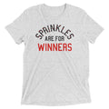 Sprinkles Are For Winners Men's Tri-Blend - Adult & Kids T-Shirts, Sweatshirts & Hoodies apparel design preview 1