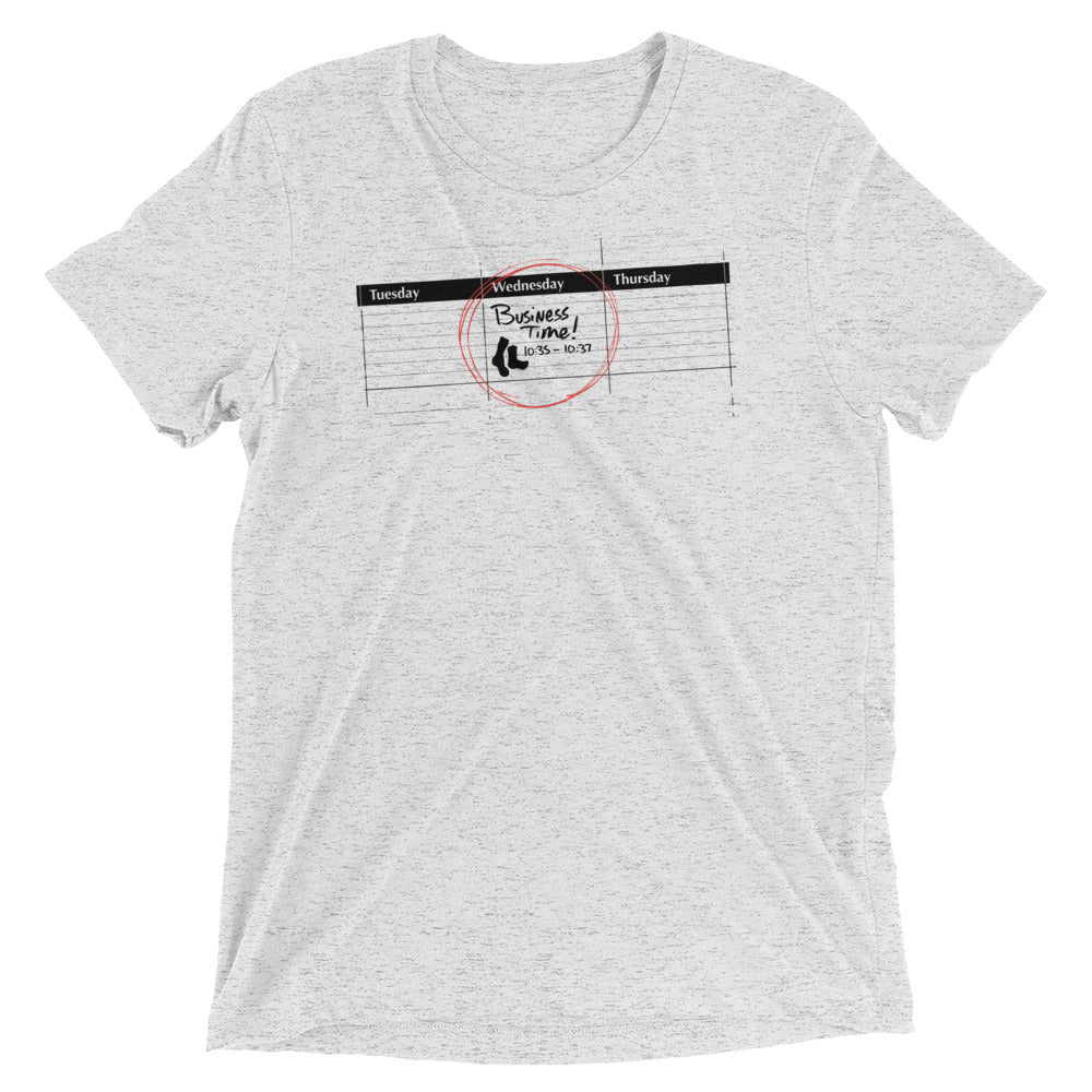 It's Business Time Men's Tri-Blend - Adult & Kids T-Shirts, Sweatshirts & Hoodies apparel design preview 1