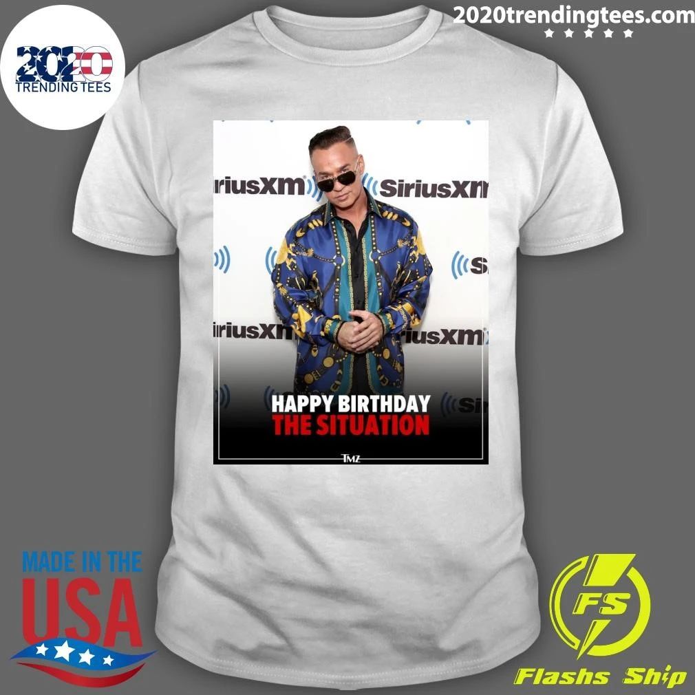 Happy birthday to Mike The Situation Sorrentino - Adult & Kids T-Shirts, Sweatshirts & Hoodies apparel design preview 1