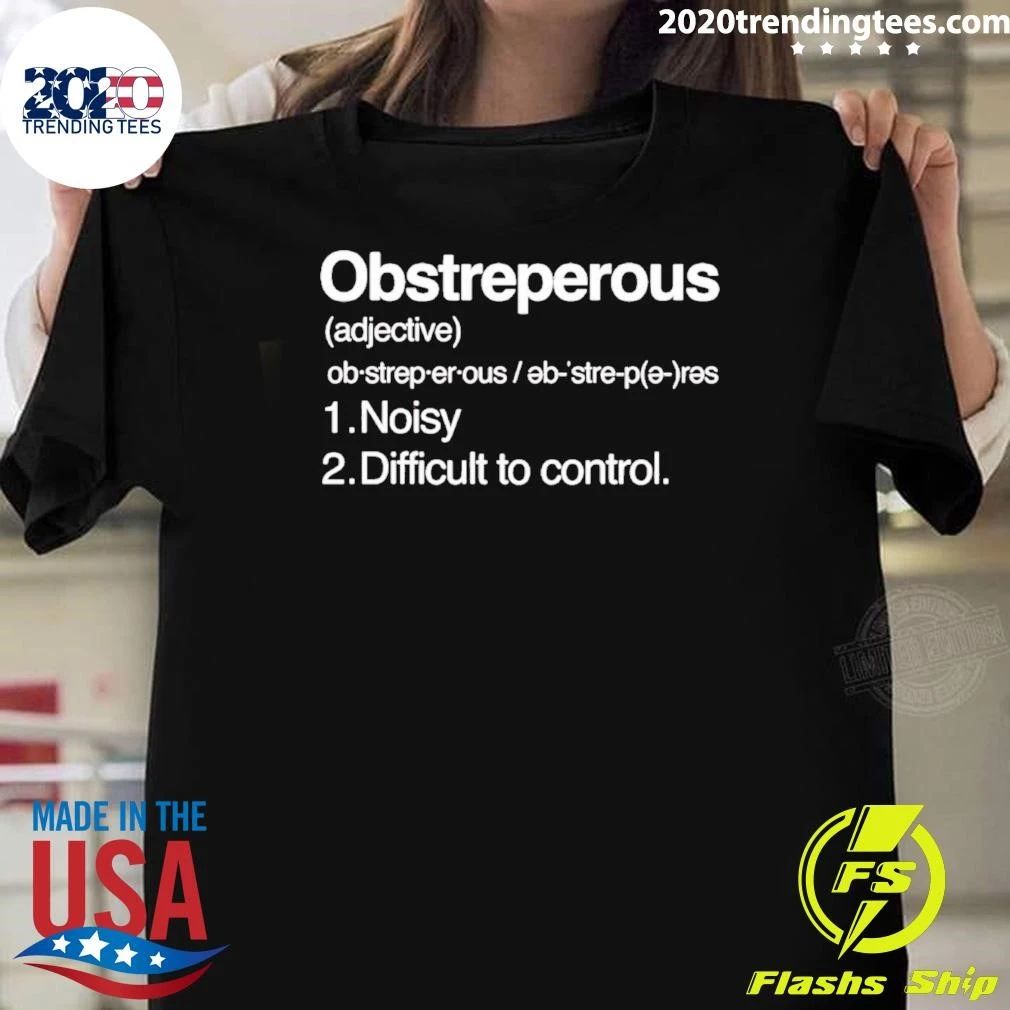 Innate Power Obstreperous Definition vocabulary - Adult & Kids T-Shirts, Sweatshirts & Hoodies apparel design preview 1