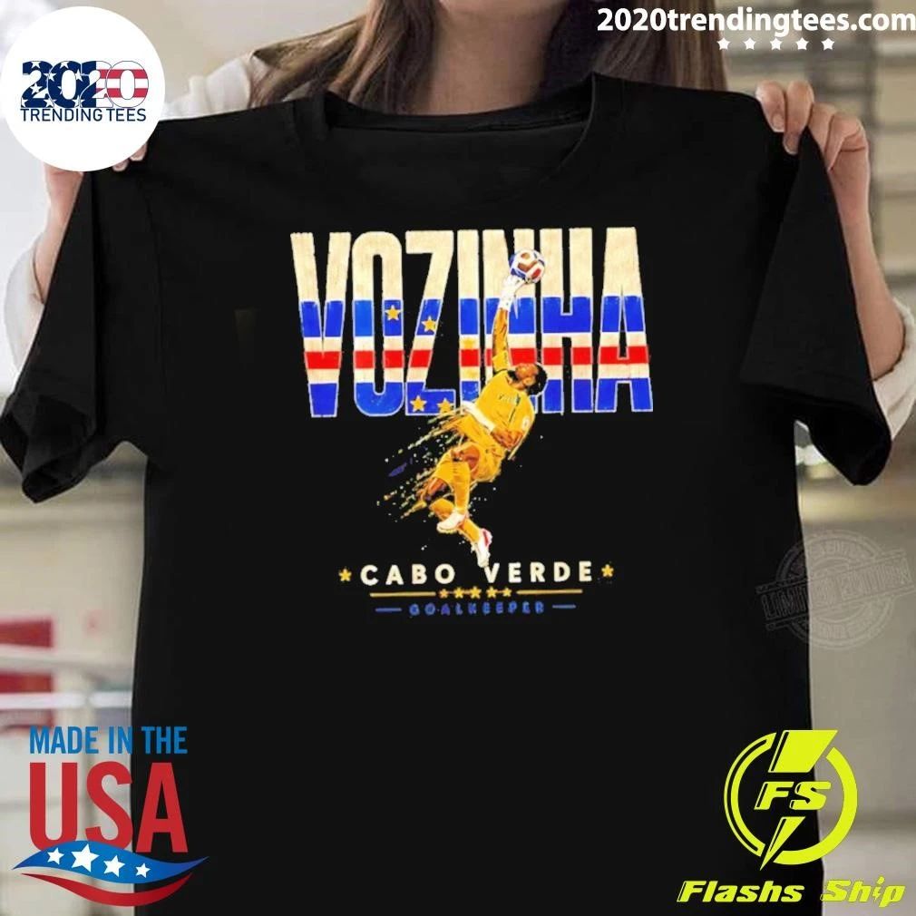 Vozinha Cabo Verde Goalkeeper Soccer Football - Adult & Kids T-Shirts, Sweatshirts & Hoodies apparel design preview 1