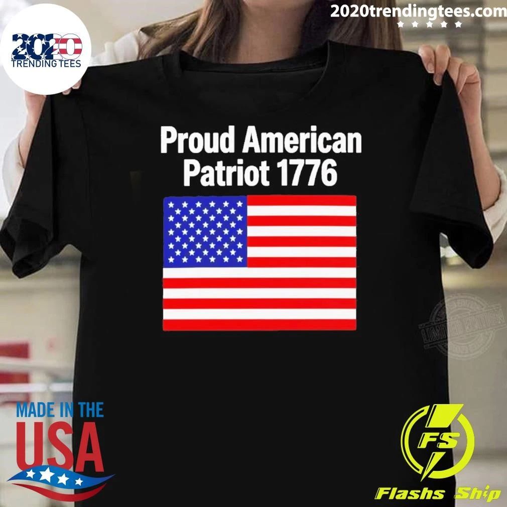 Proud American Patriot 1776 - Adult & Kids T-Shirts, Sweatshirts & Hoodies apparel design preview 1