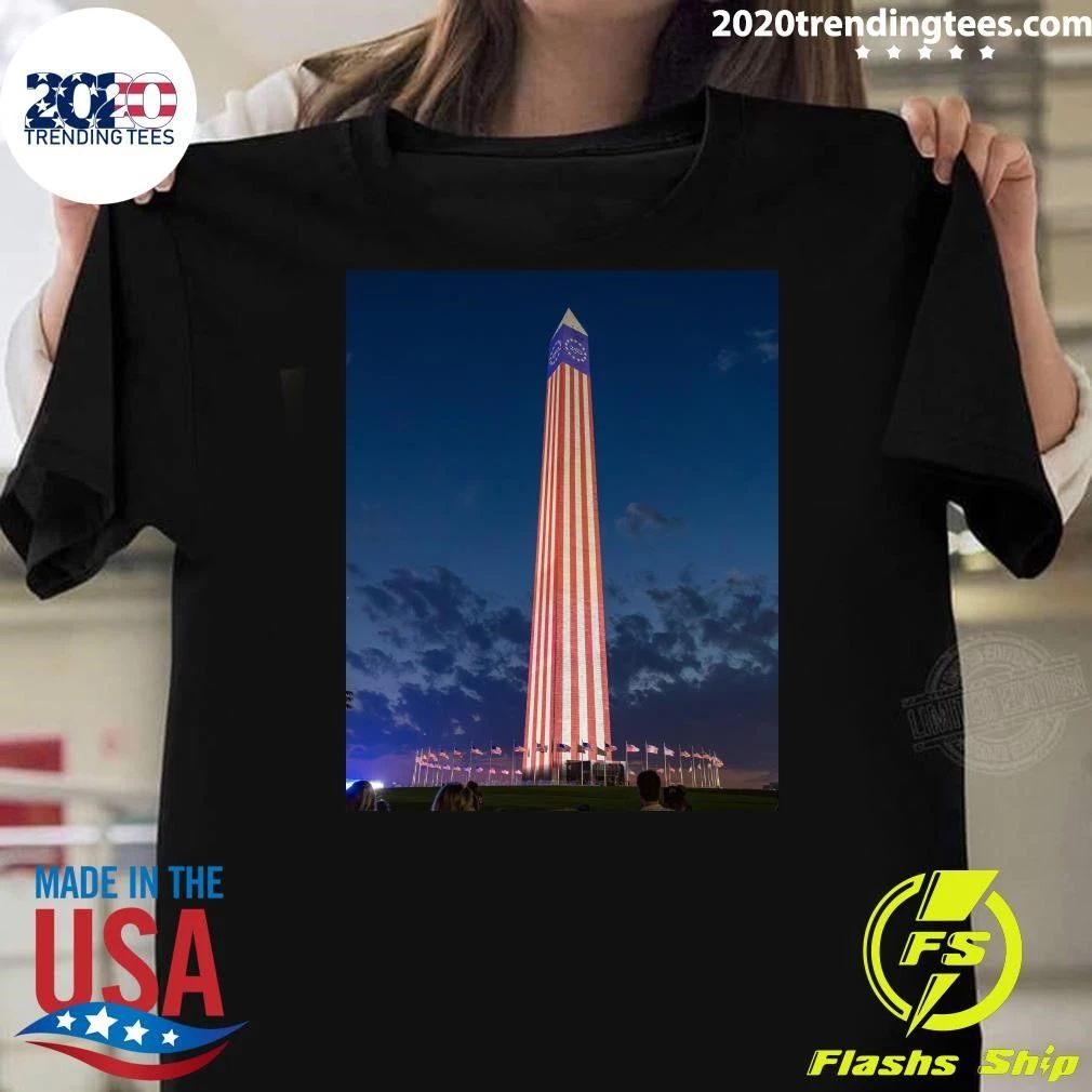 The Washington Monument Stands As A Tribute To Our - Adult & Kids T-Shirts, Sweatshirts & Hoodies apparel design preview 1