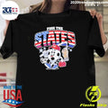 Fish The States Fishing Club American Flag - Adult & Kids T-Shirts, Sweatshirts & Hoodies apparel design preview 1