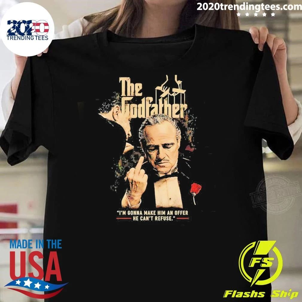 The Godfather Don Corleone Middle Finger - Adult & Kids T-Shirts, Sweatshirts & Hoodies apparel design preview 1