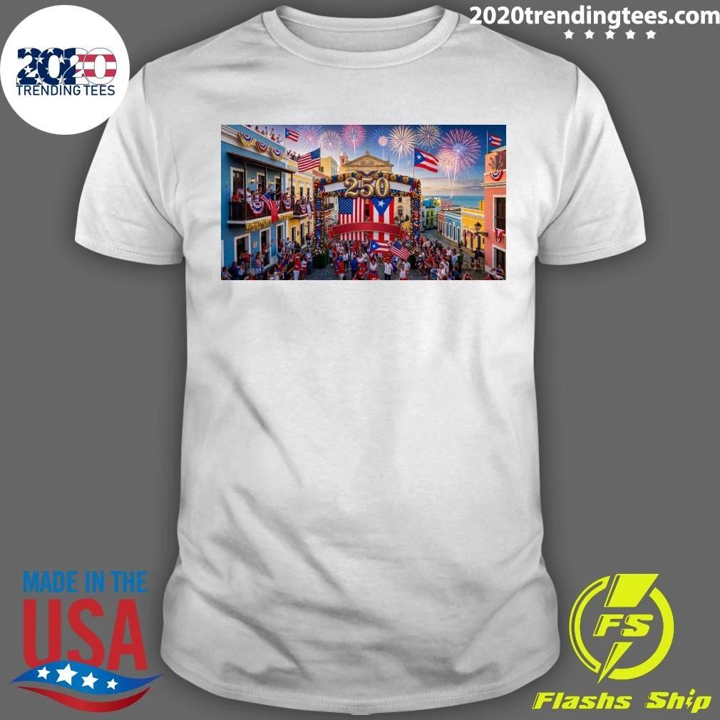 Happy 250th Birthday America, Independence Day - Adult & Kids T-Shirts, Sweatshirts & Hoodies apparel design preview 1
