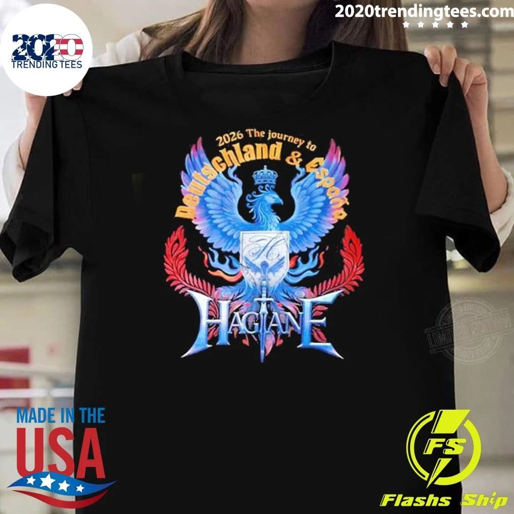 Hagane Merch 2026 The Journey To Germany And Spain On - Adult & Kids T-Shirts, Sweatshirts & Hoodies apparel design preview 1