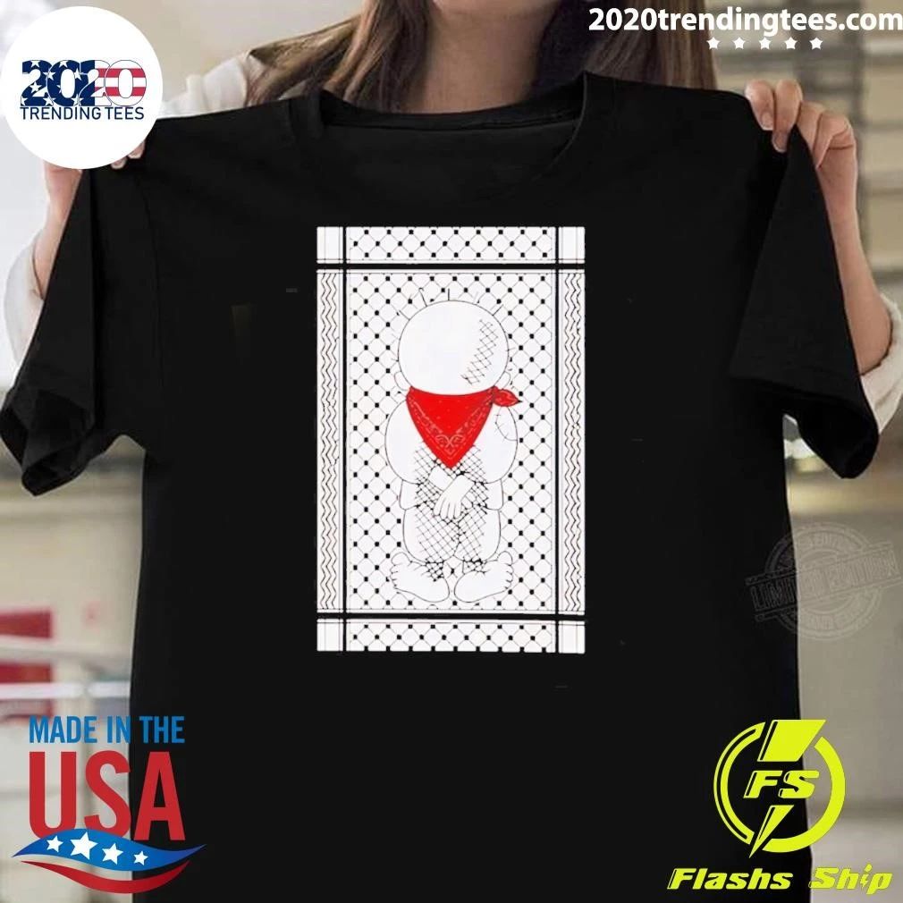 Renaud Palestine Character illustration - Adult & Kids T-Shirts, Sweatshirts & Hoodies apparel design preview 1