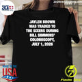 Jaylen Brown Was Traded To The Sixers During Bill - Adult & Kids T-Shirts, Sweatshirts & Hoodies apparel design preview 1