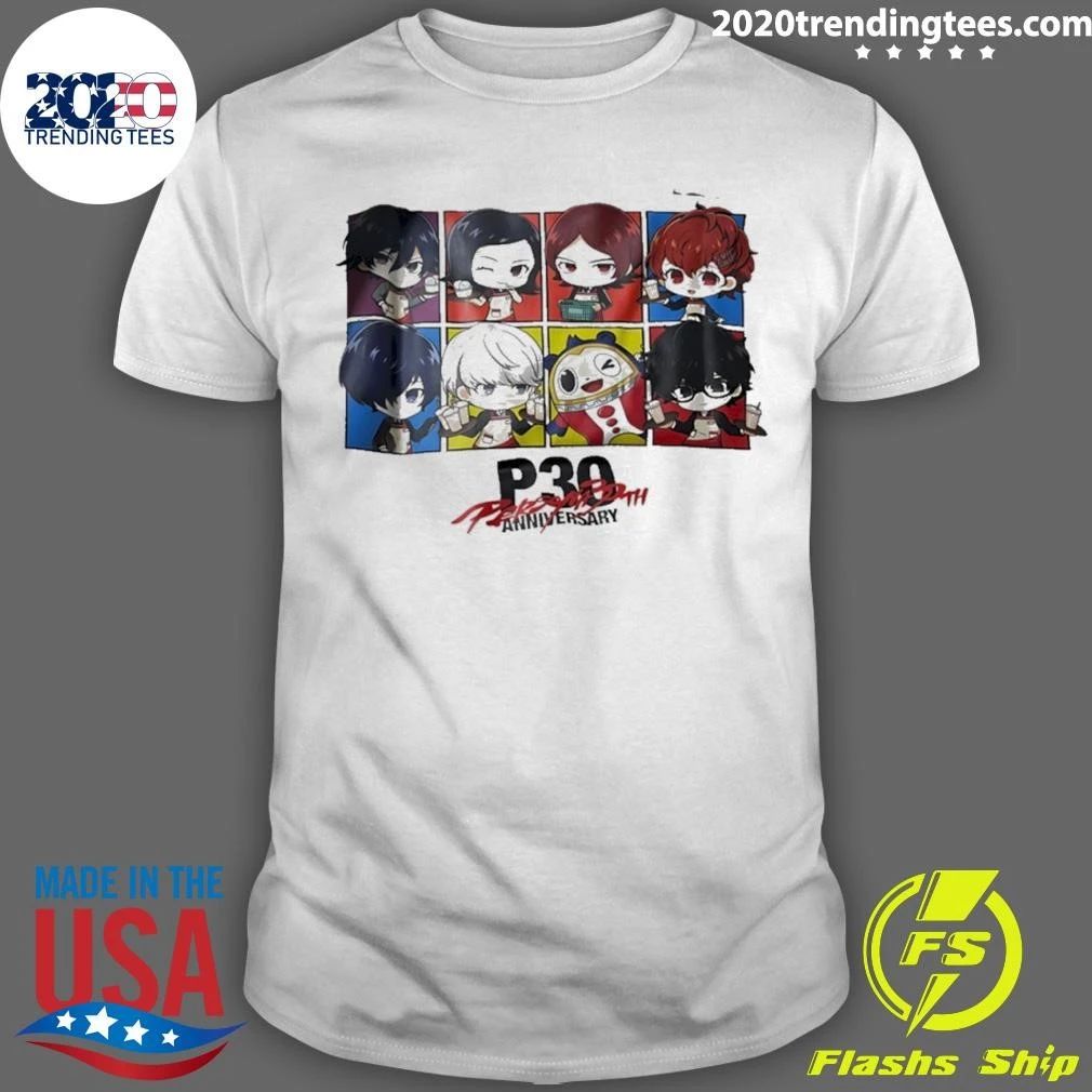 Persona 30th Anniversary Chibi Characters - Adult & Kids T-Shirts, Sweatshirts & Hoodies apparel design preview 1