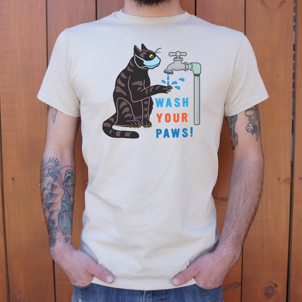 Wash Your Paws Full Color - Adult & Kids T-Shirts, Sweatshirts & Hoodies apparel design preview 1
