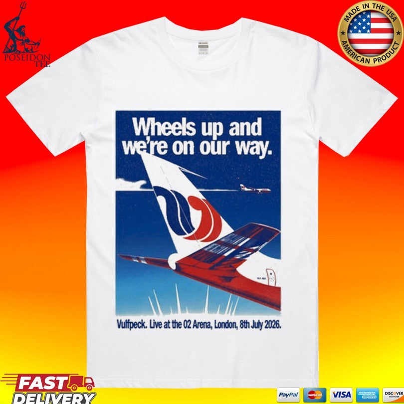 Wheels Up And We're On Our Way Vulfpeck Live At The - Adult & Kids T-Shirts, Sweatshirts & Hoodies apparel design preview 1