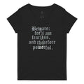 Beware; For I Am Fearless, And Therefore Powerful - Adult & Kids T-Shirts, Sweatshirts & Hoodies apparel design preview 1