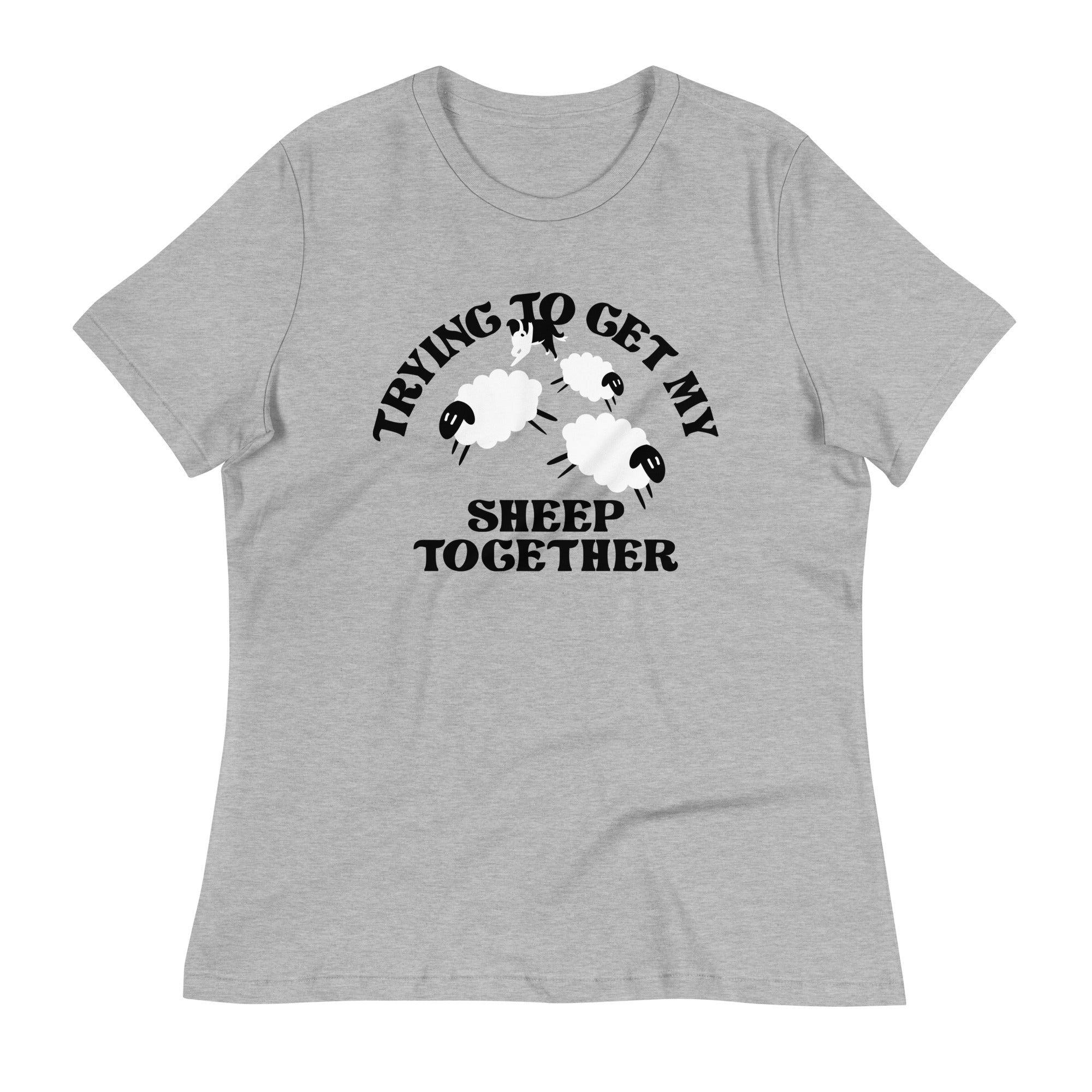 Trying To Get My Sheep Together Women's Signature - Adult & Kids T-Shirts, Sweatshirts & Hoodies apparel design preview 1