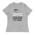 Dinosaurs Didn't Read Women's Signature - Adult & Kids T-Shirts, Sweatshirts & Hoodies apparel design preview 1
