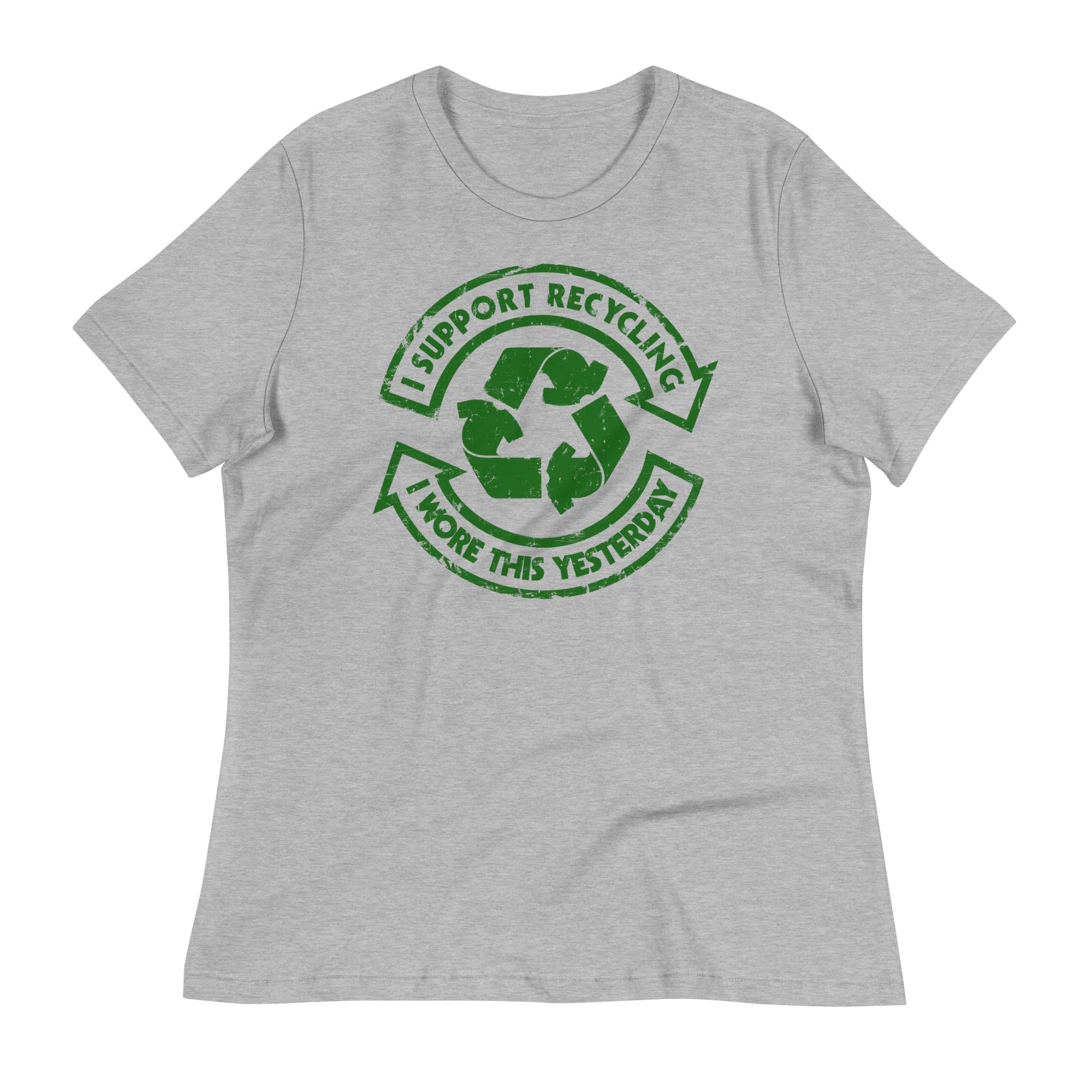 I Support Recycling Women's Signature - Adult & Kids T-Shirts, Sweatshirts & Hoodies apparel design preview 1
