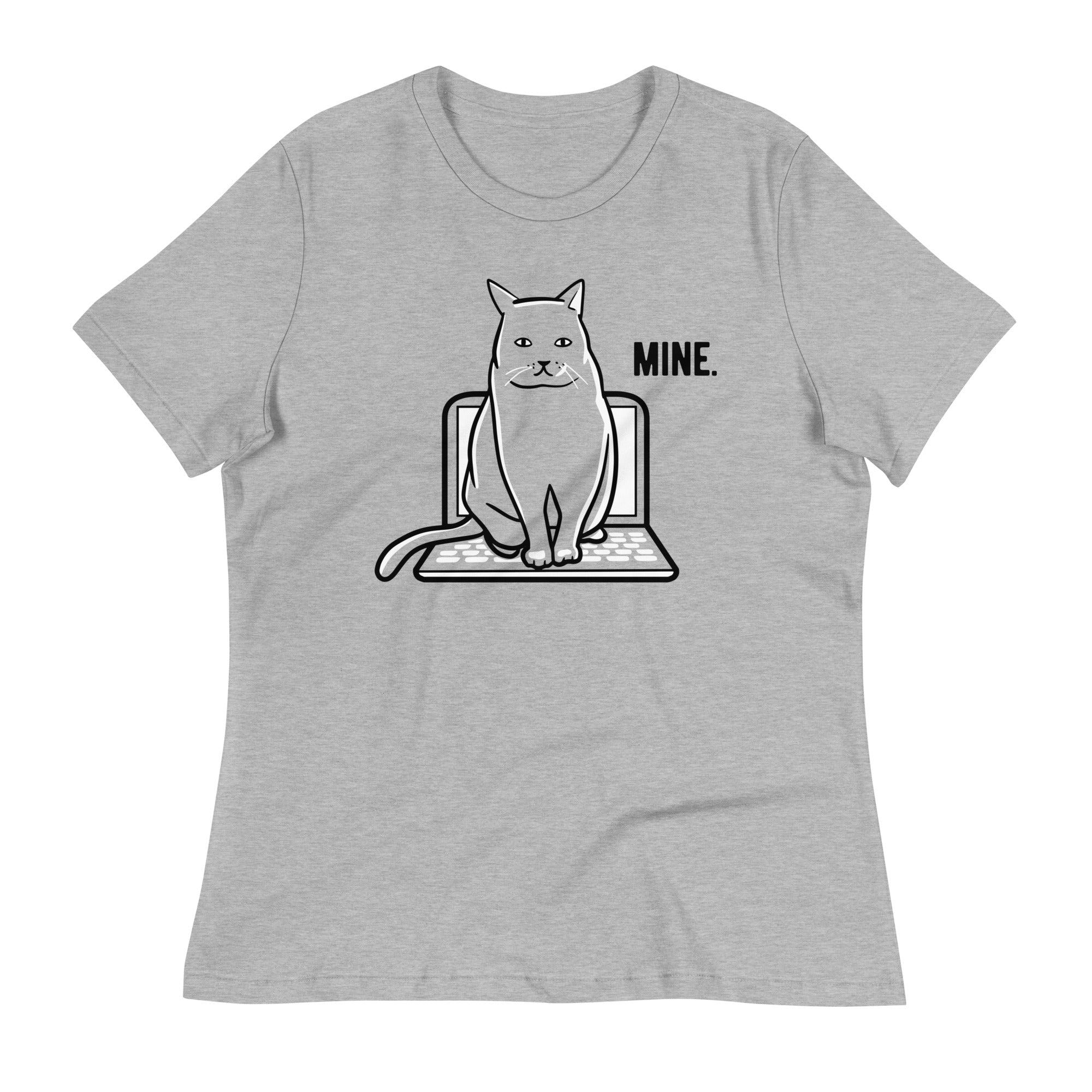 Mine Computer Cat Women's Signature - Adult & Kids T-Shirts, Sweatshirts & Hoodies apparel design preview 1