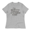 I'm Not Even Supposed To Be Here Today Women's - Adult & Kids T-Shirts, Sweatshirts & Hoodies apparel design preview 1