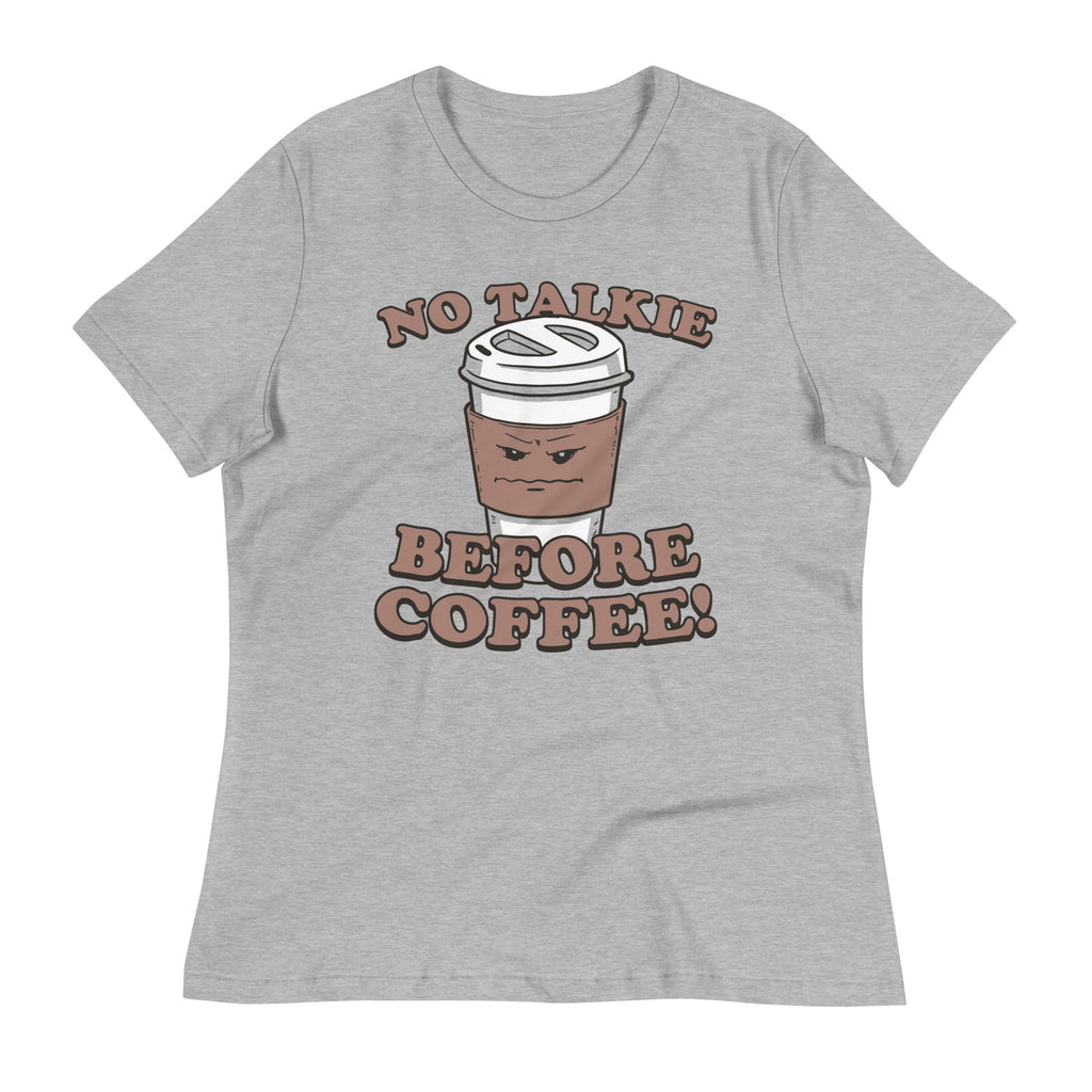 No Talkie Before Coffee! Women's Signature - Adult & Kids T-Shirts, Sweatshirts & Hoodies apparel design preview 1