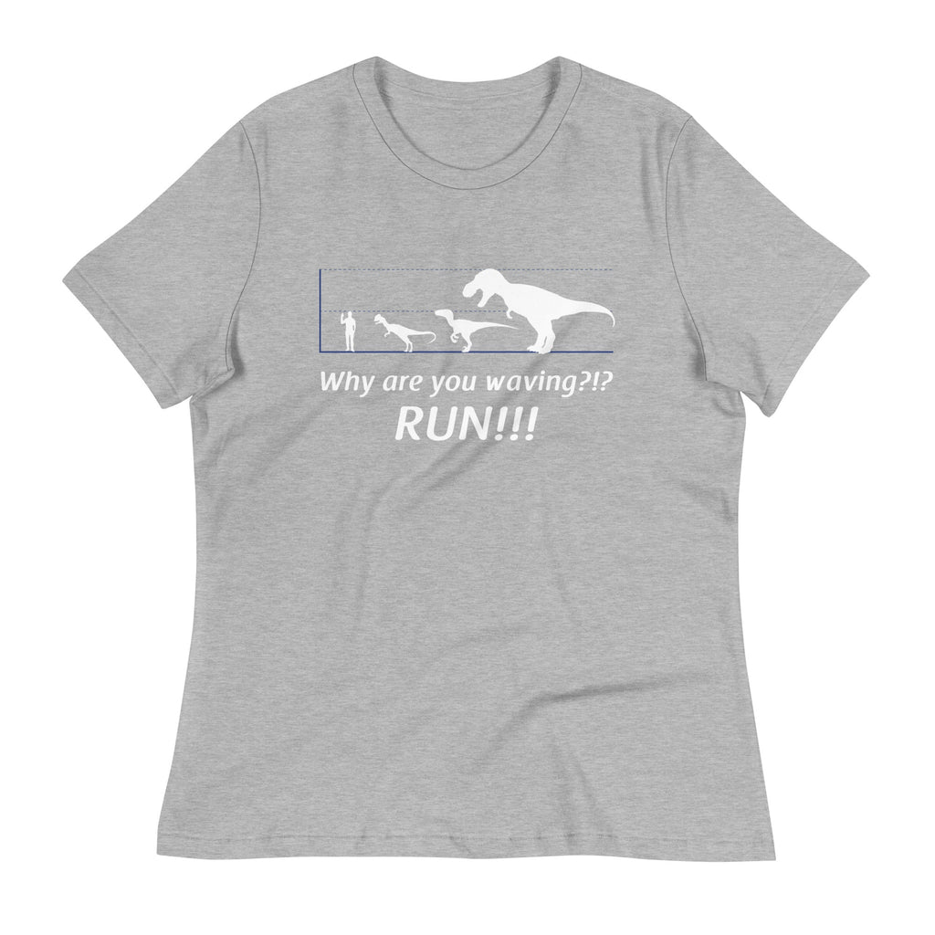 Why Are You Waving? Run! Women's Signature - Adult & Kids T-Shirts, Sweatshirts & Hoodies apparel design preview 1