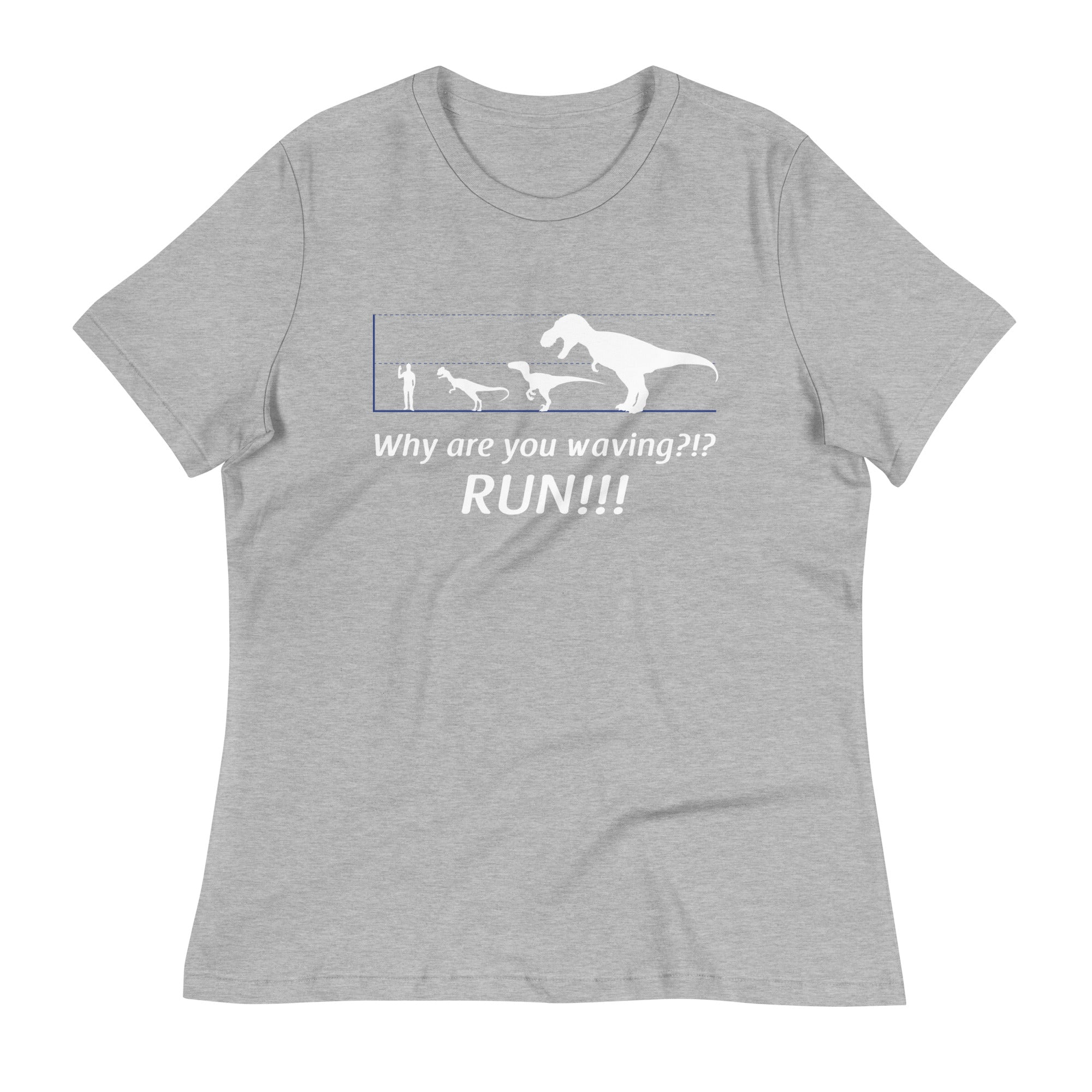 Why Are You Waving? Run! Women's Signature - Adult & Kids T-Shirts, Sweatshirts & Hoodies apparel design preview 1