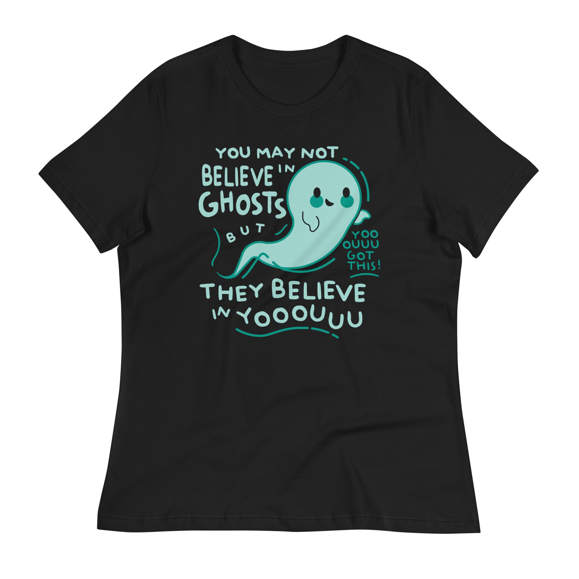 You May Not Believe In Ghosts Women's Signature - Adult & Kids T-Shirts, Sweatshirts & Hoodies apparel design preview 1