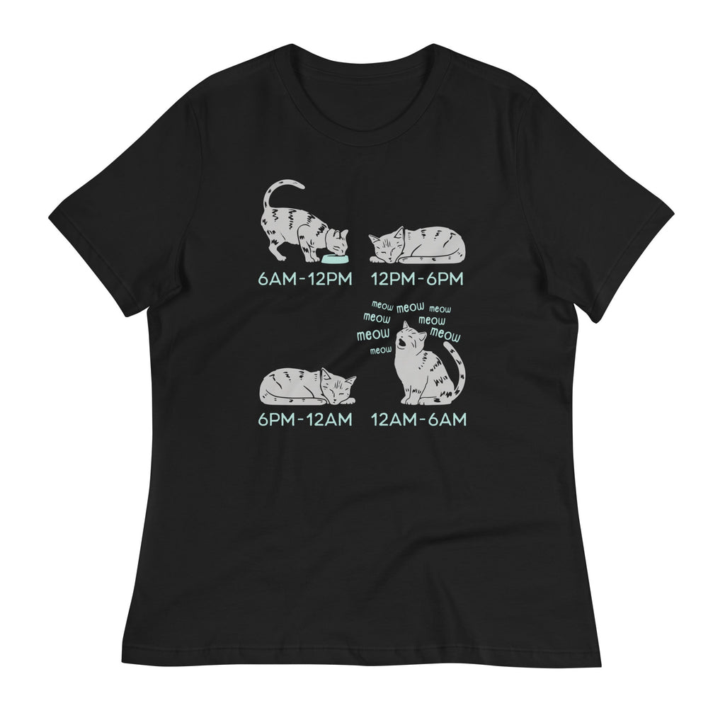 Cat Day Schedule Women's Signature - Adult & Kids T-Shirts, Sweatshirts & Hoodies apparel design preview 1