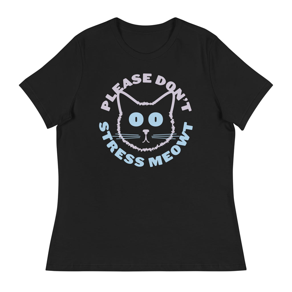 Please Don't Stress Meowt Women's Signature - Adult & Kids T-Shirts, Sweatshirts & Hoodies apparel design preview 1