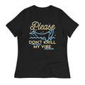 Please Don't Krill My Vibe Women's Signature - Adult & Kids T-Shirts, Sweatshirts & Hoodies apparel design preview 1