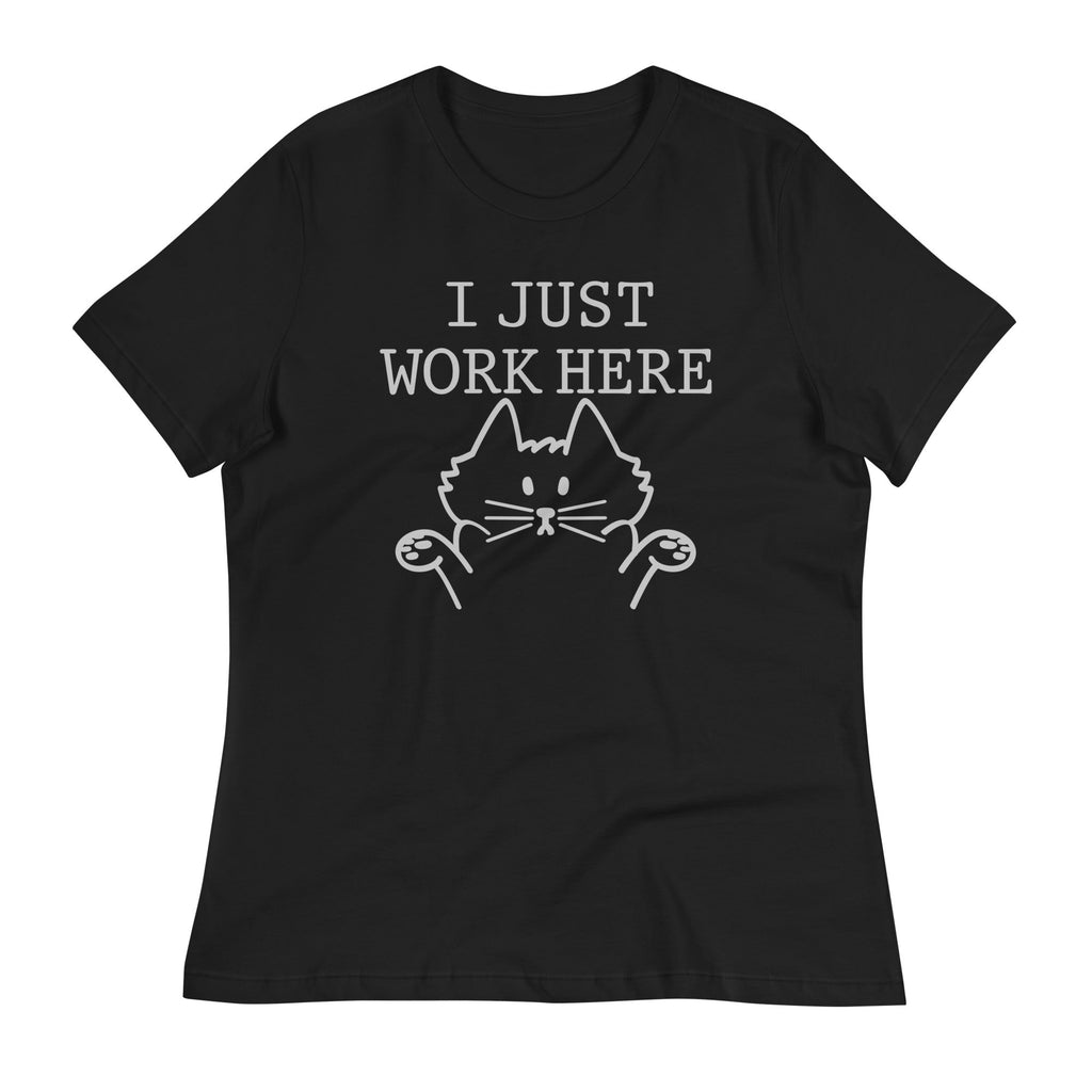 I Just Work Here Women's Signature - Adult & Kids T-Shirts, Sweatshirts & Hoodies apparel design preview 1