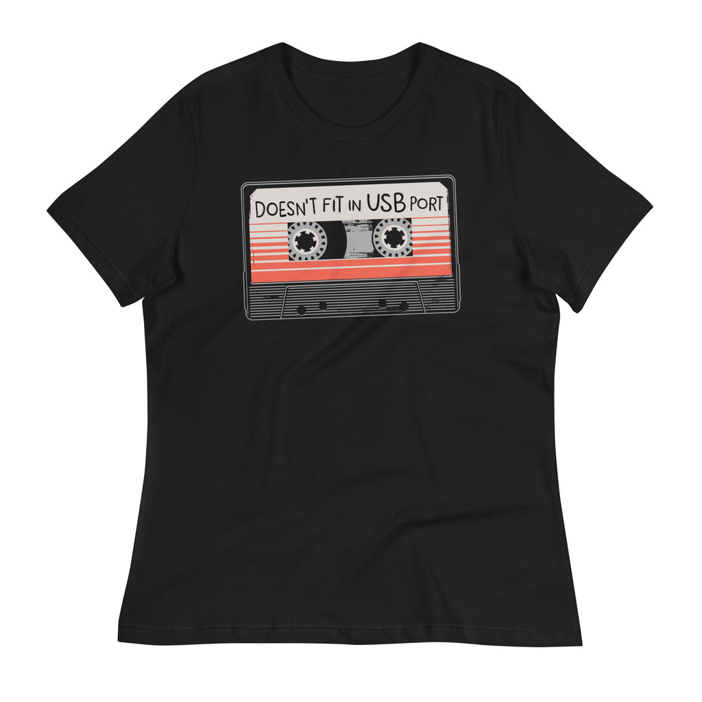 Doesn't Fit In USB Port Women's Signature - Adult & Kids T-Shirts, Sweatshirts & Hoodies apparel design preview 1