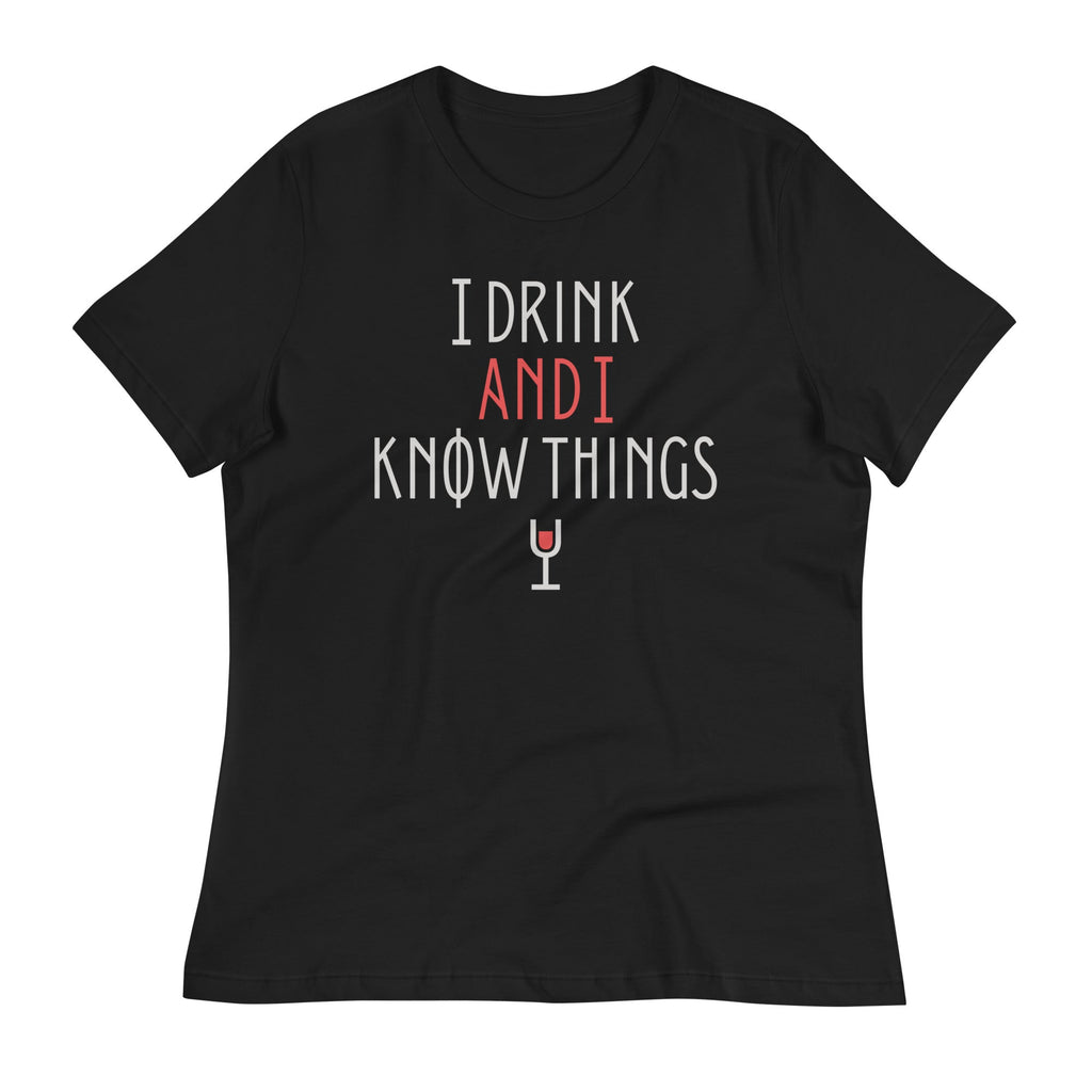 I Drink And Know Things Women's Signature - Adult & Kids T-Shirts, Sweatshirts & Hoodies apparel design preview 1